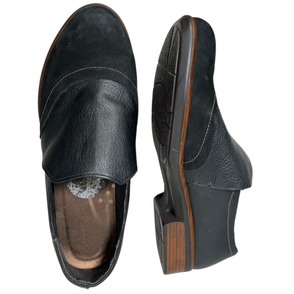 Naot Angin Leather Nubuck Loafers Sz 7 Slip On Cushioned - Picture 3 of 12